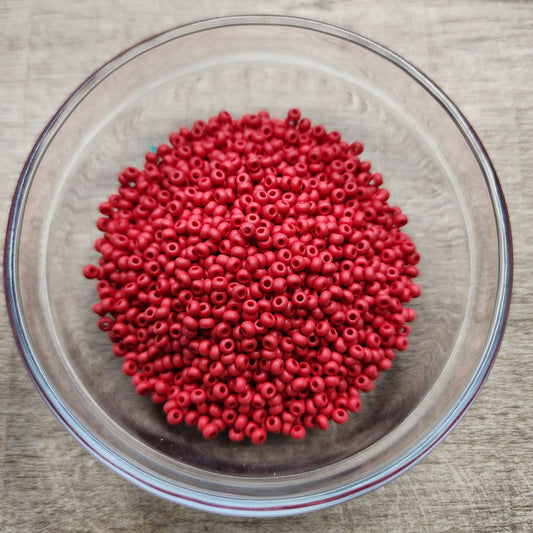 Red Matte - Seed Beads